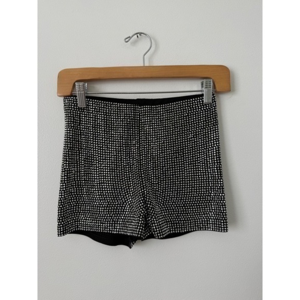 Papermoon Women's Sequin Bedazzled Shorts – Black – Size Medium – NWT